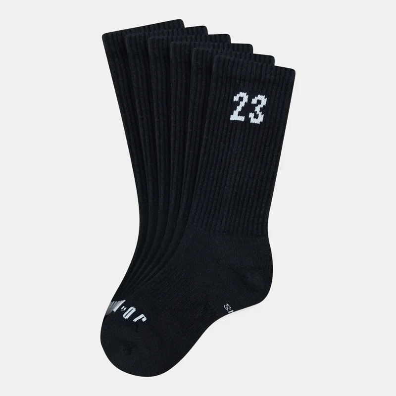 Jordan Black Essentials Crew Socks (3 Pairs)  | Best Price UAE